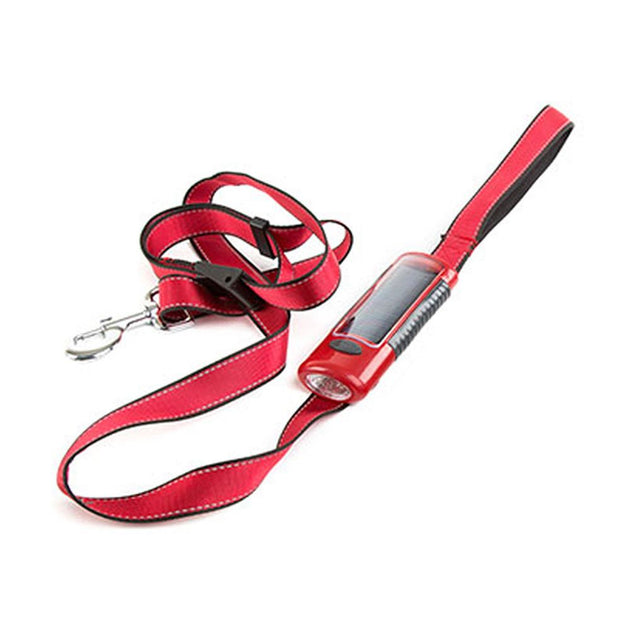 DNO Gor Pets DOG-e-Lite 2.5cm x 180cm Red Lite/Red Leash